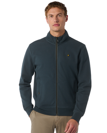Sweater Full Zipper Twill Jacquard